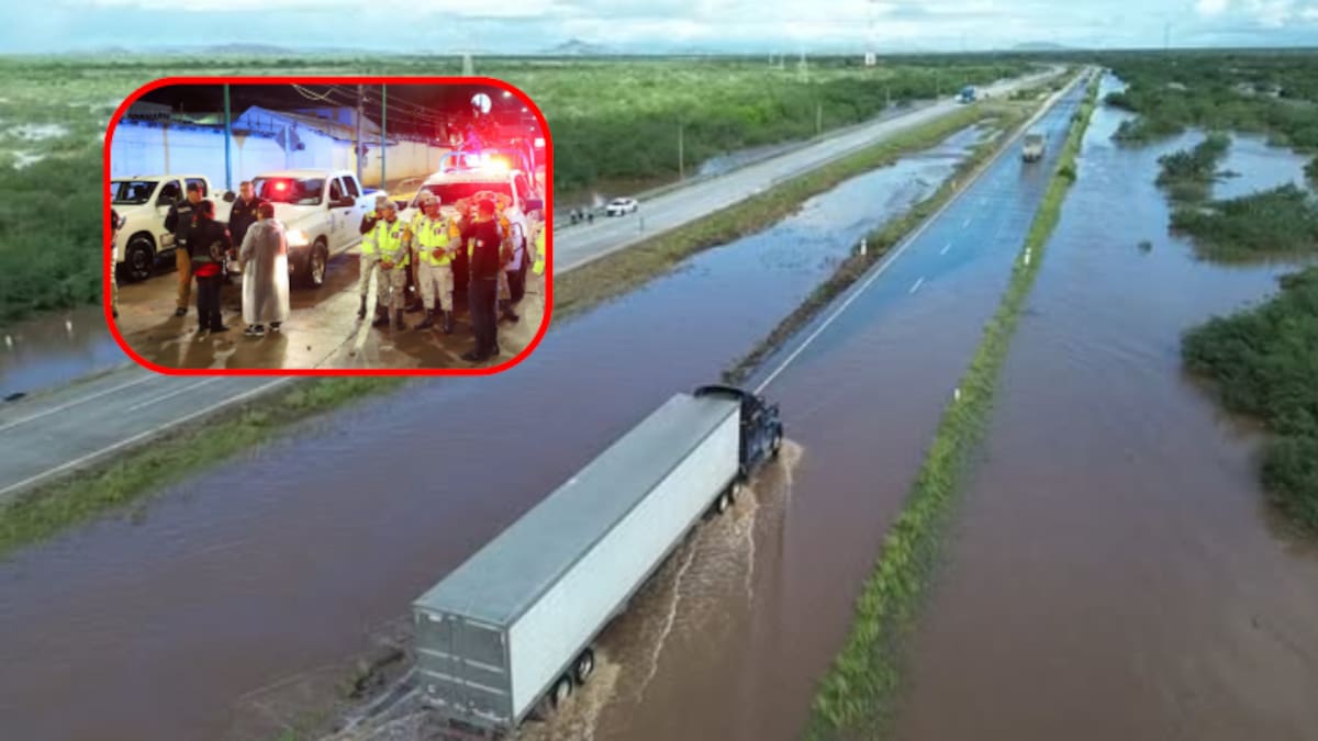 Raymond deja carreteras cerradas, escombros e inundaciones en Sonora: Protección Civil despliega operativo especial
