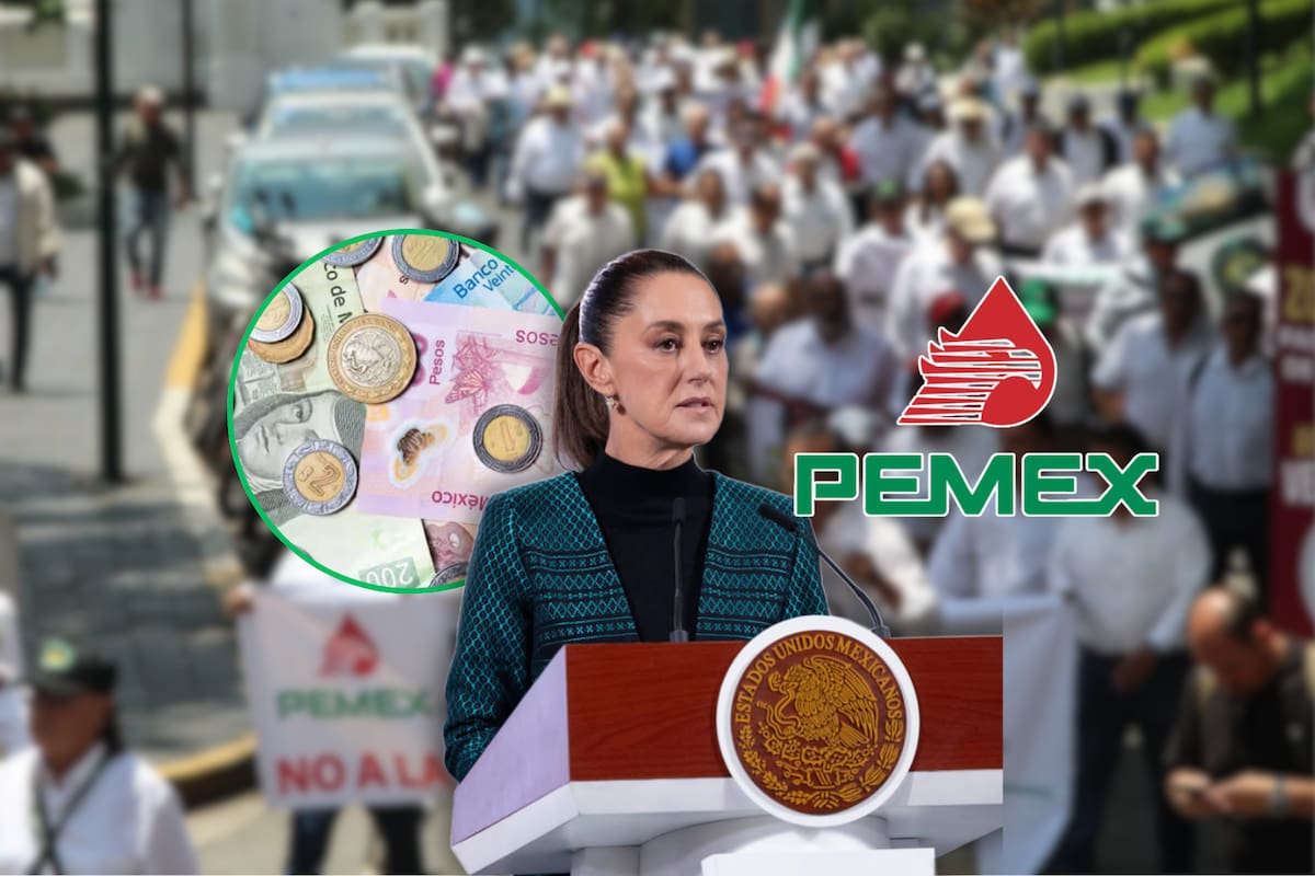 Sheinbaum pide una revisión a fondo de las pensiones de Pemex luego de que un empleado le enseñó su recibo y advierte que ningún jubilado que reciba menos de 70 mil pesos al mes debe sufrir descuentos injustificados