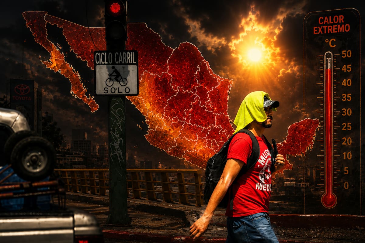 Onda de calor seguirá afectando México con temperaturas de hasta 45 °C los próximos días, SMN advierte sobre los estados más afectados