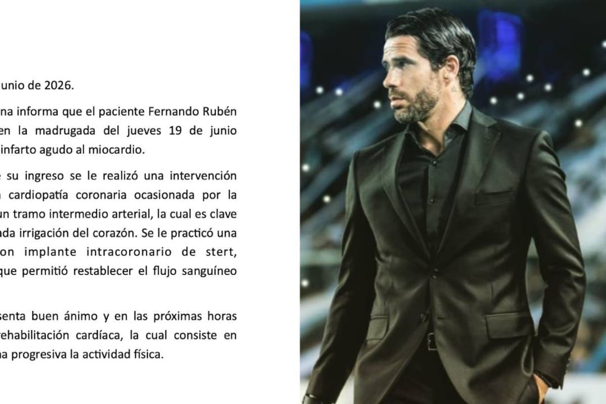 Angioplastía con implante intracoronario de stert, la operación de urgencia de Fernando Gago y quien actualmente tiene buen estado de salud
