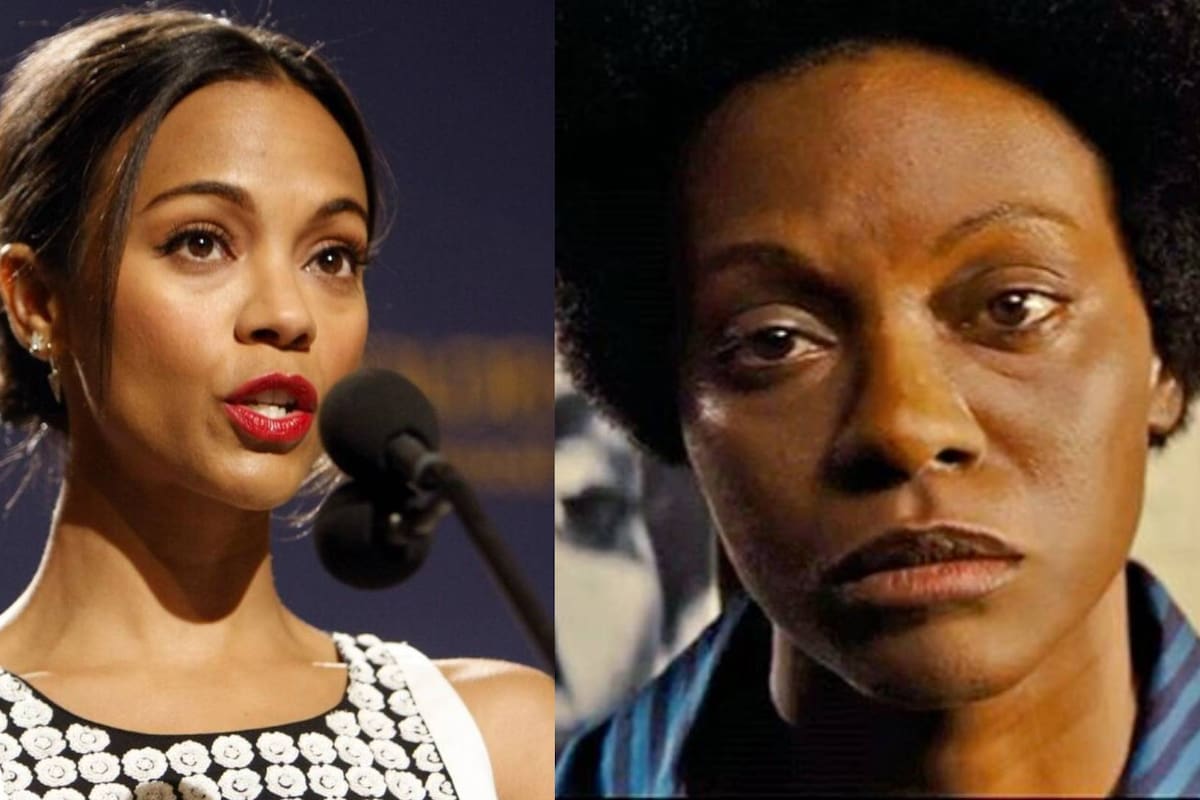 La vez que Zoe Saldaña pidió perdón por interpretar a Nina Simone