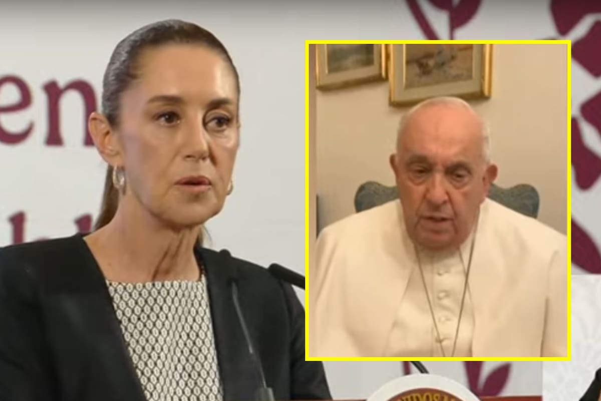 Sheinbaum transmite video inédito del Papa Francisco llamando a recurrir a la Virgen de Guadalupe