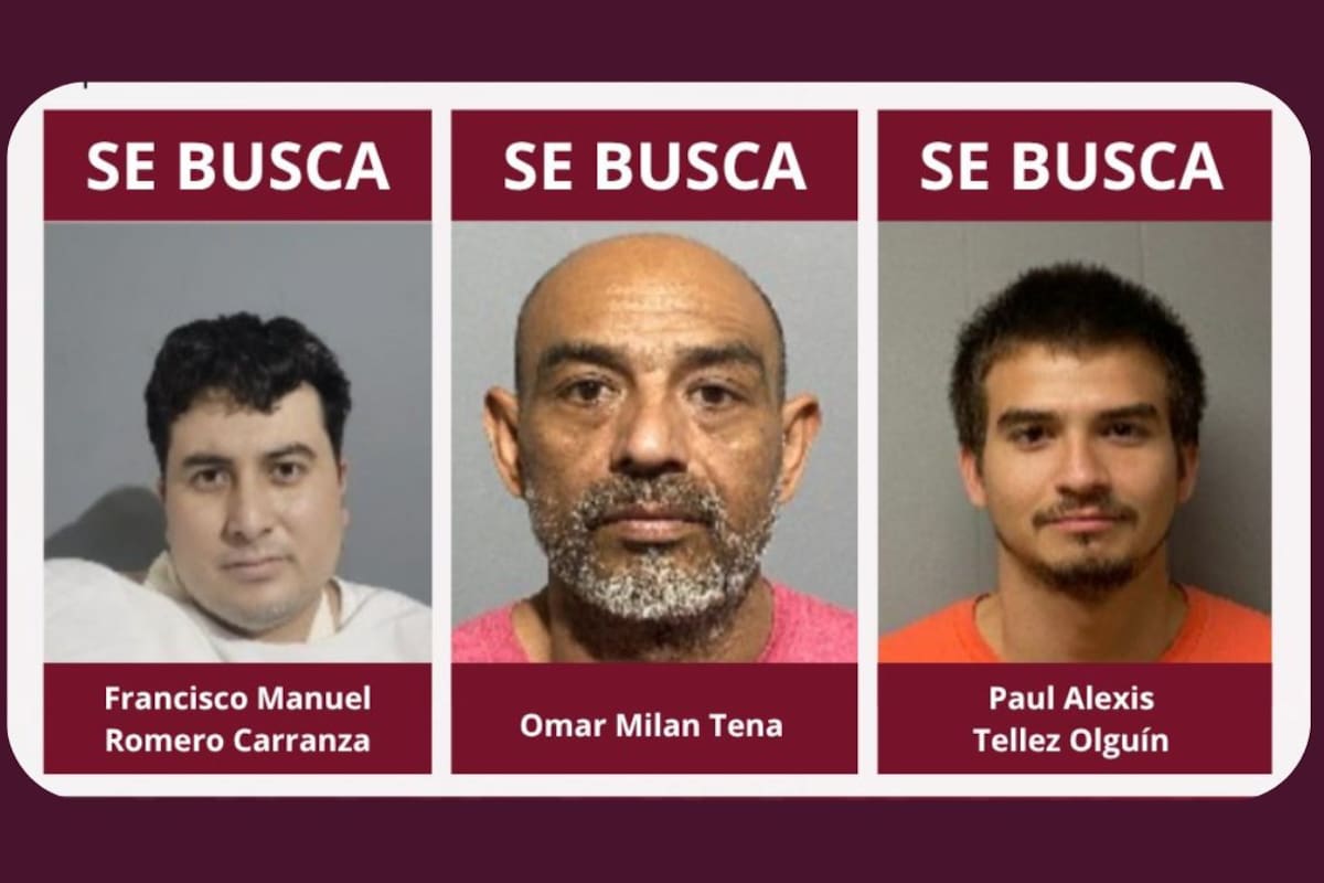 Autoridades de Sonora mantienen operativo de búsqueda y difunden perfiles de los tres prófugos del Cereso II de Hermosillo