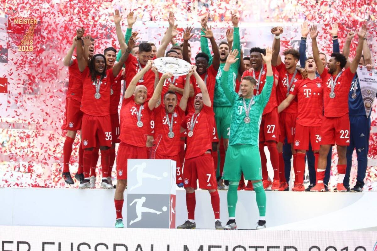 Con goleada, Bayern Múnich es campeón por 7ma vez consecutiva de la Bundesliga