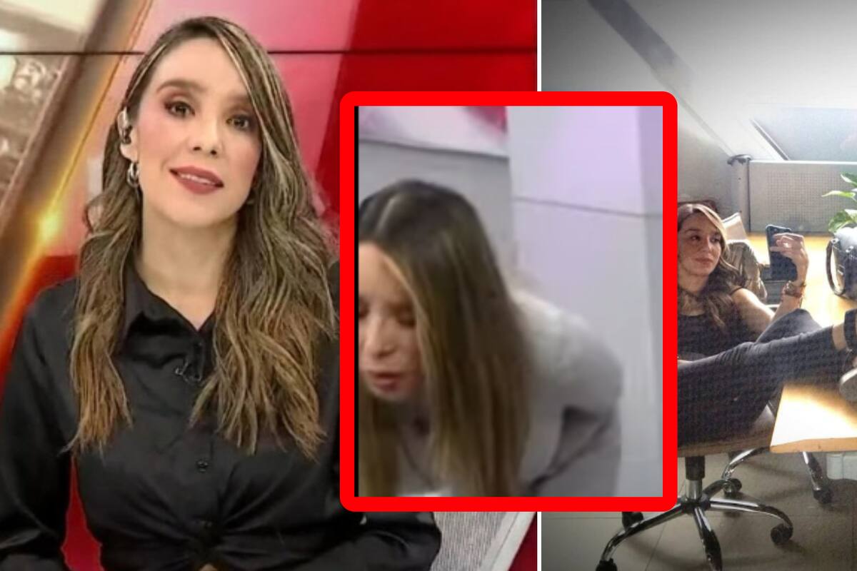 Video: Selene Flores, presentadora de Milenio colapsa durante transmisión en vivo