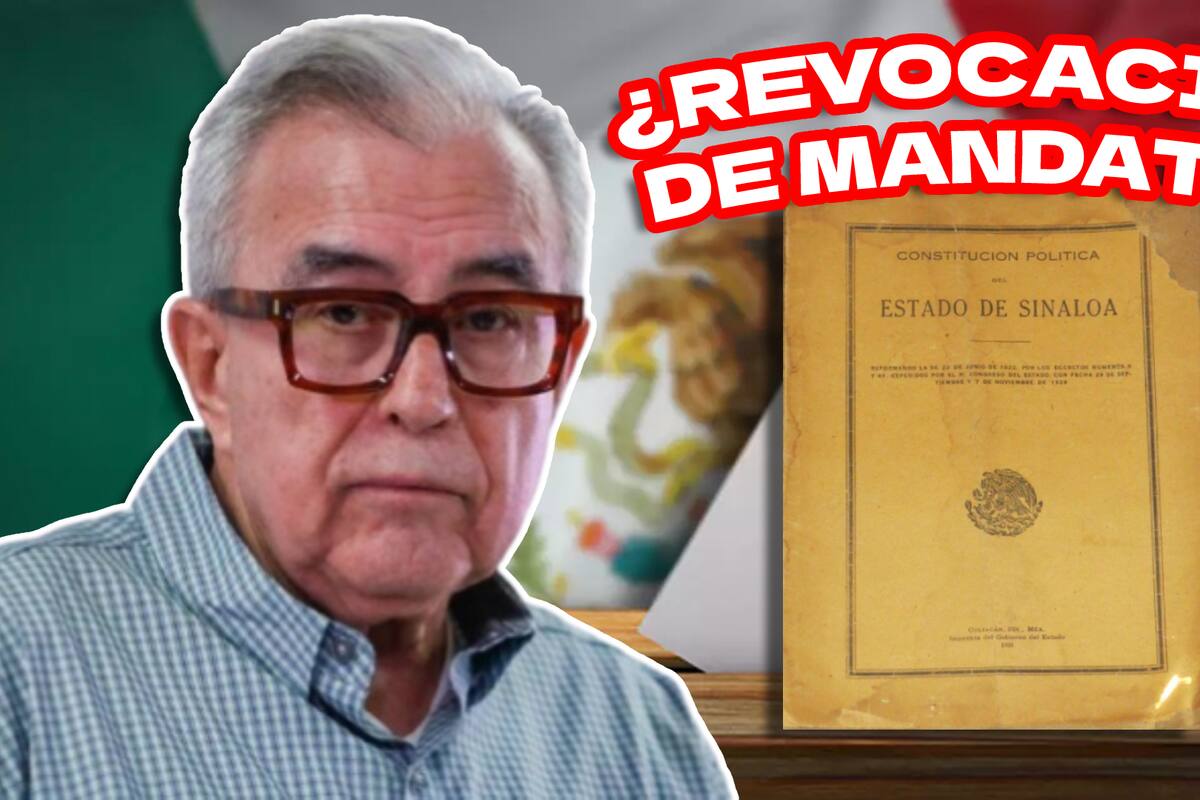 ¿Pueden revocar cargo de gobernador a Rocha Moya? Esto dice la Constitución Política del Estado de Sinaloa