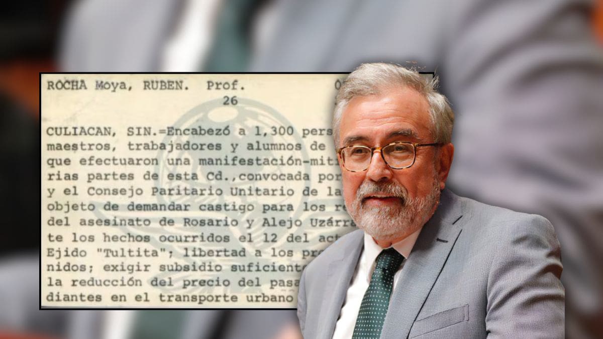 Archivos revelan que la DFS vigiló a Rubén Rocha desde su juventud y documentó su participación en movimientos estudiantiles y sindicales durante las décadas de los 60 y 70
