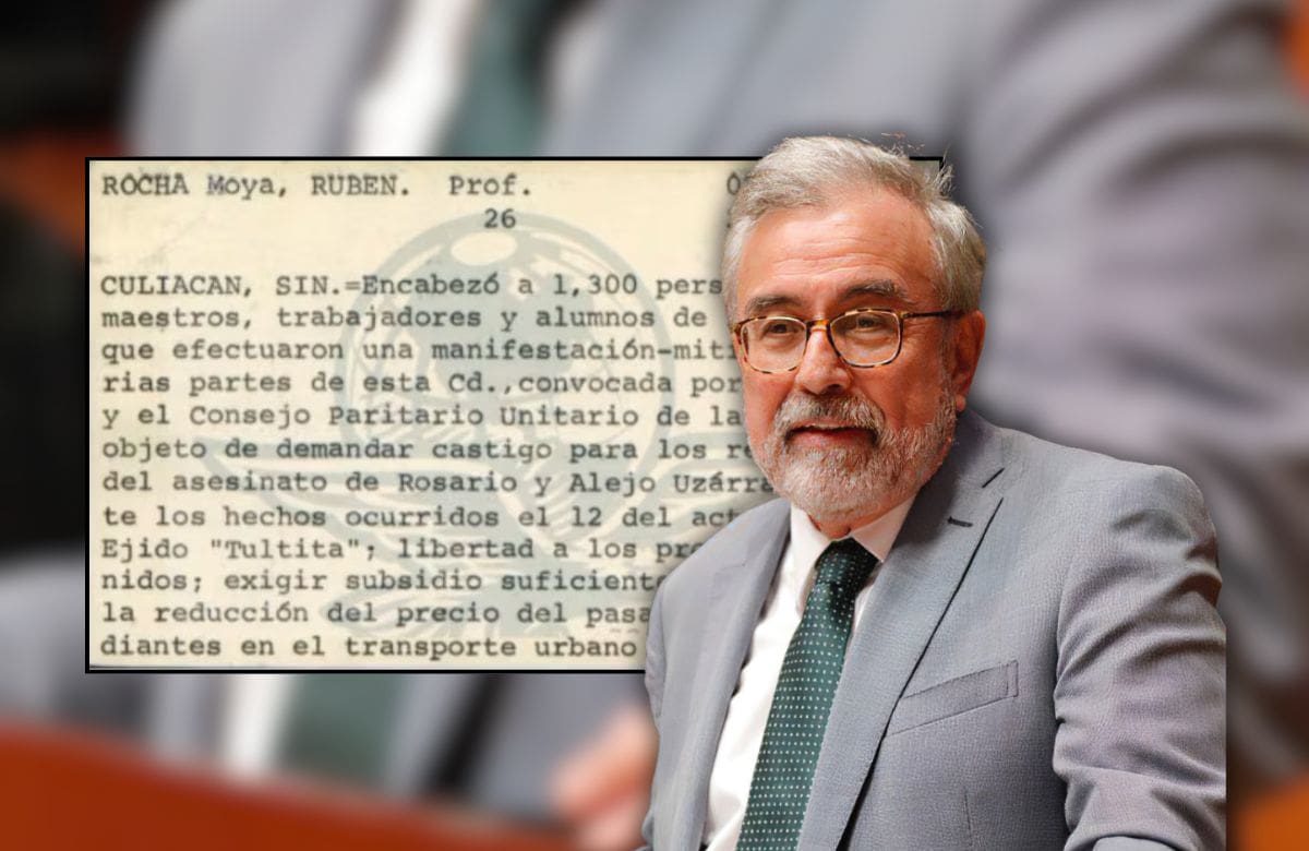 Archivos revelan vigilancia de la DFS a Rubén Rocha desde joven y su actividad en movimientos de izquierda. | Foto: El Universal.