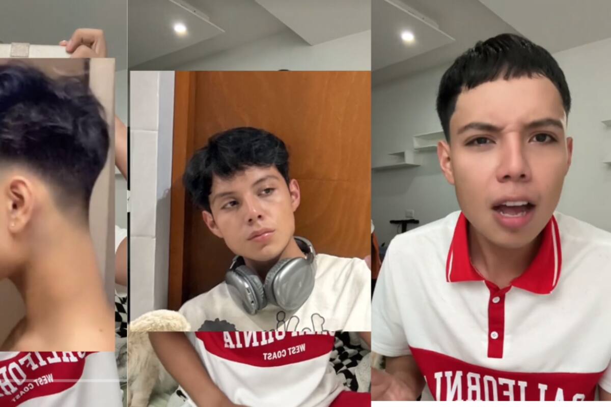 VIRAL: el corte de cabello de este joven queda ARRUINADO por un peluquero