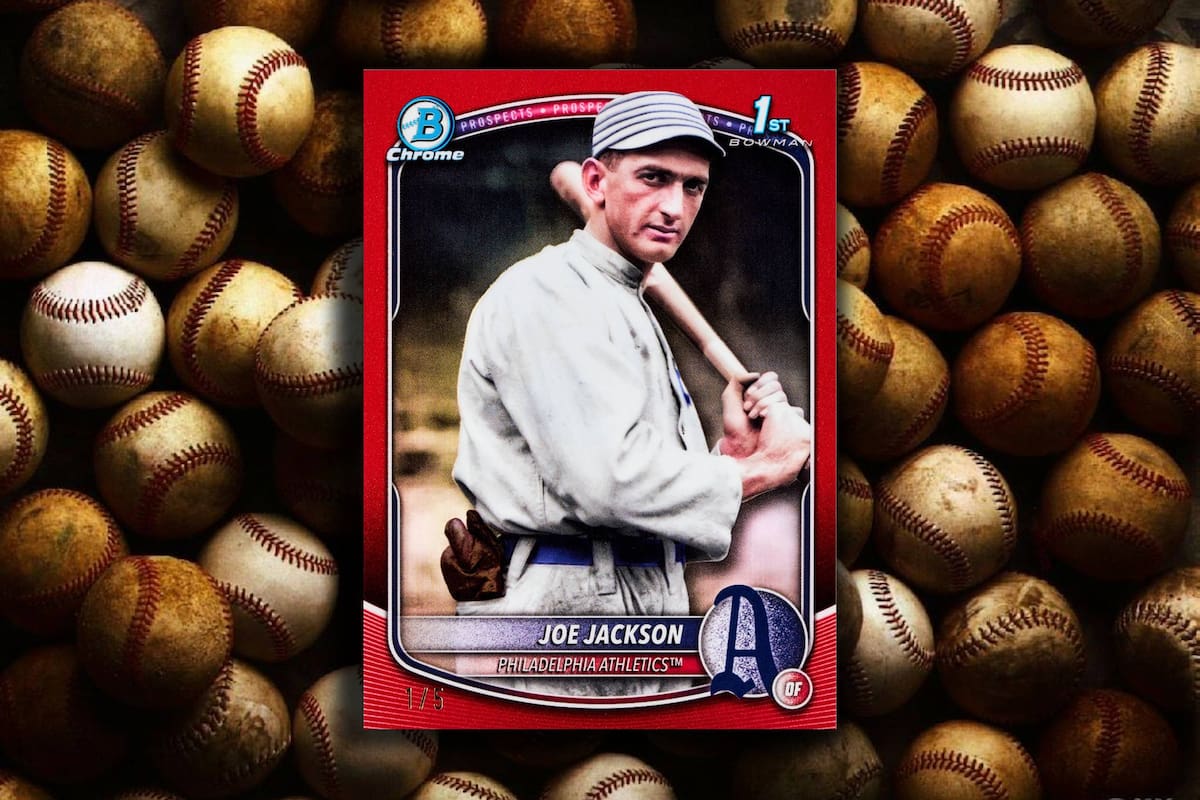 ¡'Shoeless’ Joe Jackson tendrá su primera tarjeta de Topps más de un siglo después!