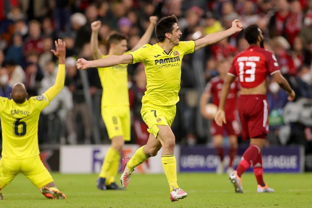 Villarreal elimina a Bayern Múnich y avanza a semifinales de Champions League