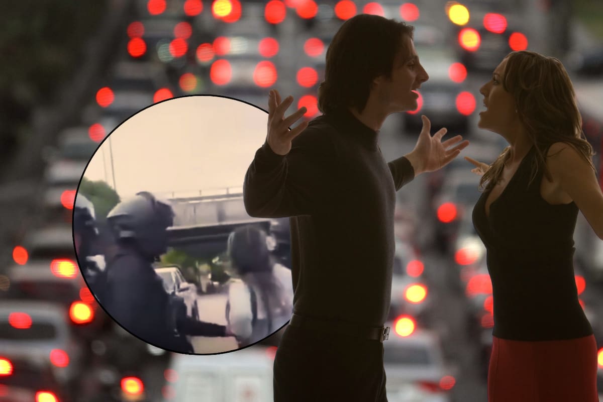 Mujer embarazada golpeó a la amante de su esposo en plena vía pública tras descubrir la infidelidad; él se fue con la otra mujer