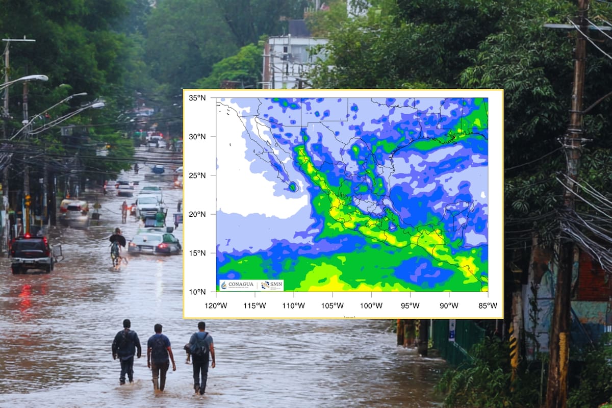 Estos estados tendrán fuertes lluvias este miércoles 20 de agosto