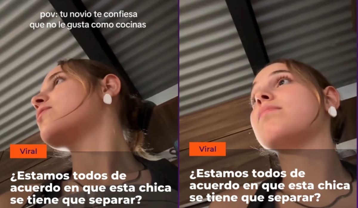"Te sale feo, y solo eso; cocina bien, las cosas te las compro yo.": joven graba cómo su pareja le recrimina el mal sabor de su comida y desata indignación en redes