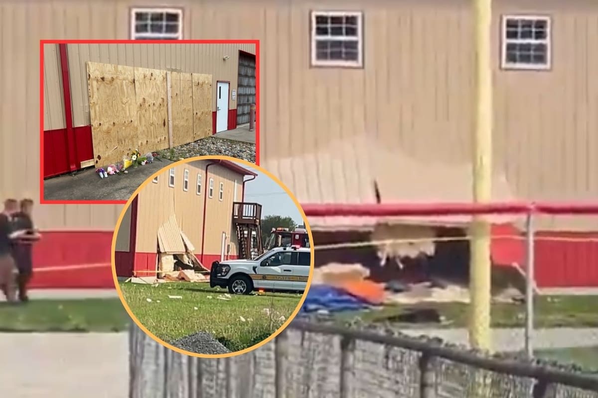 Auto atraviesa edificio y mata a cuatro jóvenes en programa escolar en Chatham, Illinois