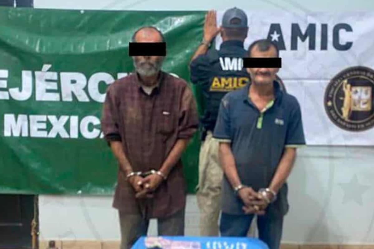 Capturan a dos presuntos narcomenudistas en Imuris