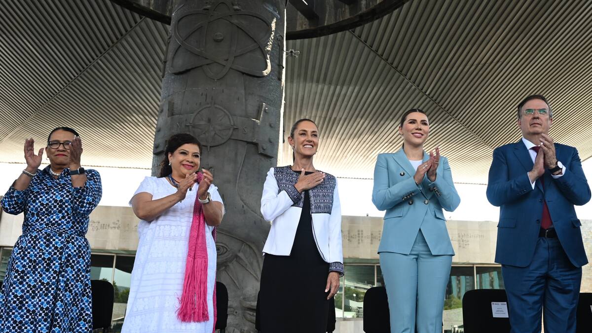 Sheinbaum presenta las 18 acciones para acelerar el Plan México. | Crédito: Presidencia