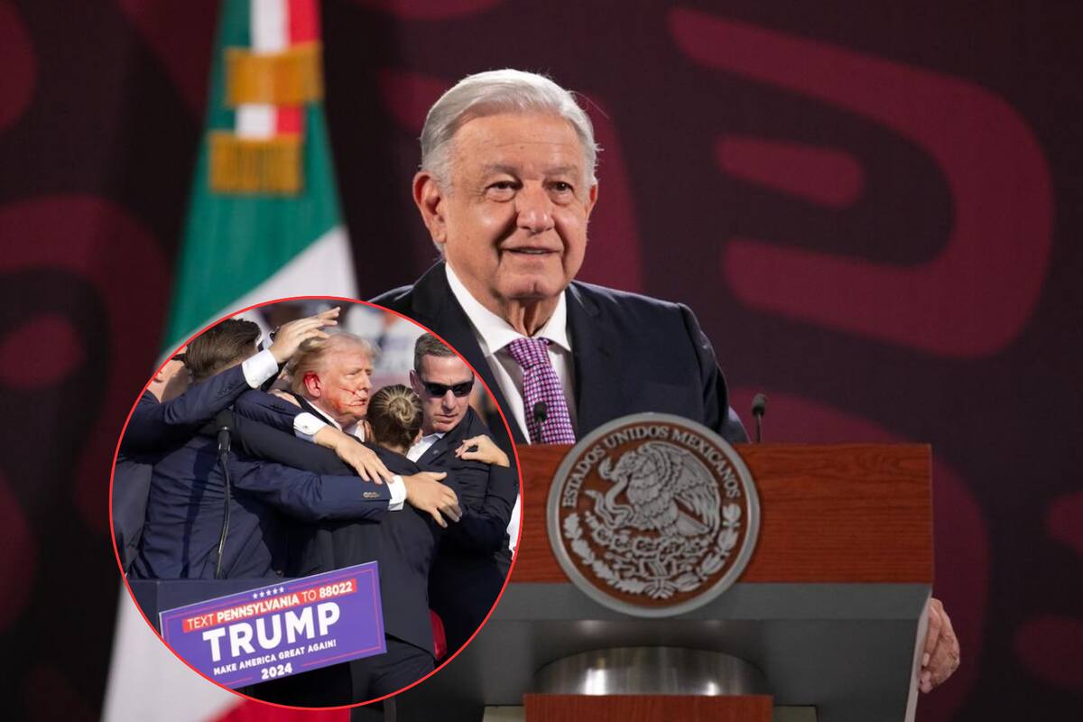 AMLO reprueba atentado contra Trump: “Afortunadamente no lo asesinaron”, dice
