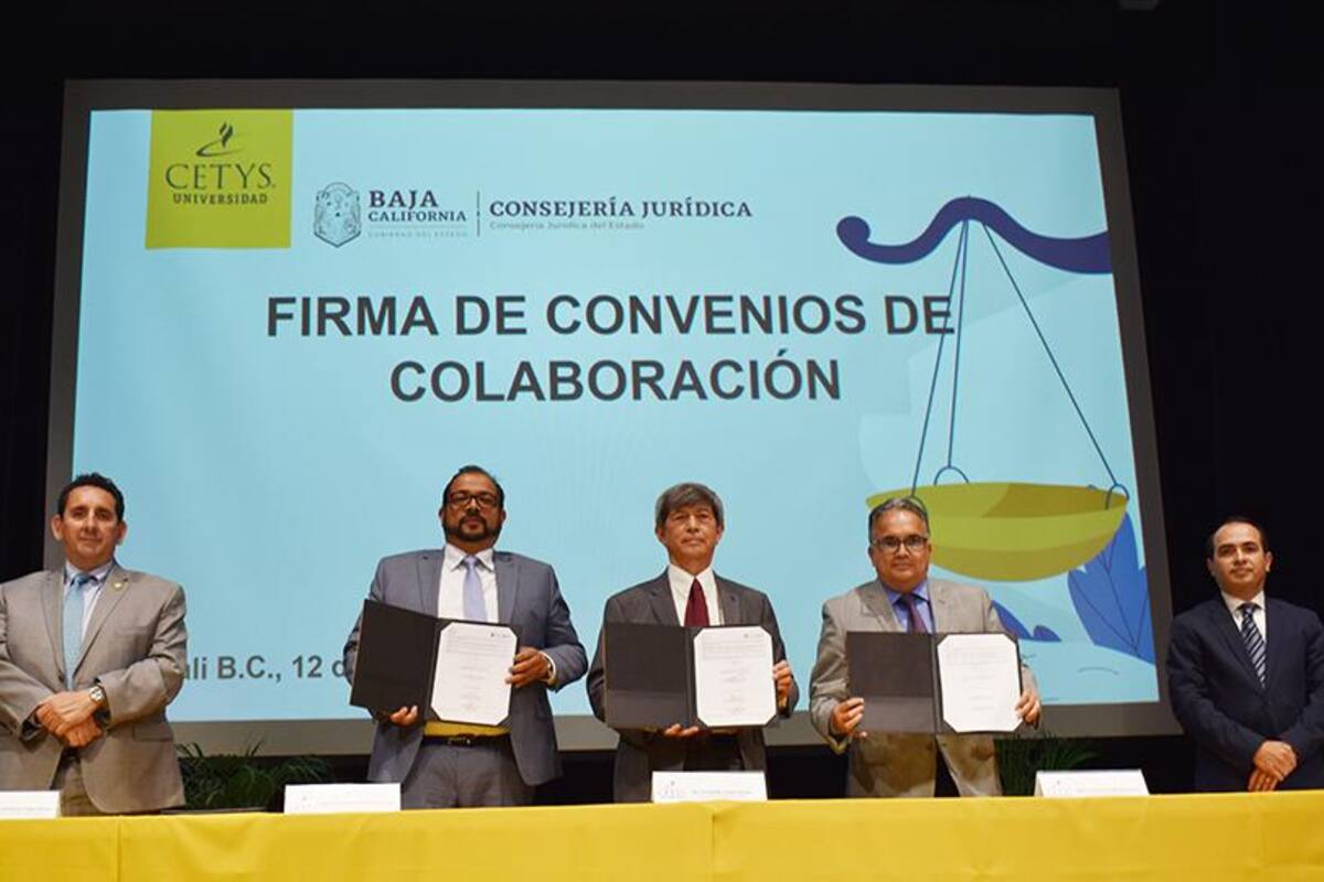 Celebran convenio con los poderes Ejecutivo y Judicial de BC