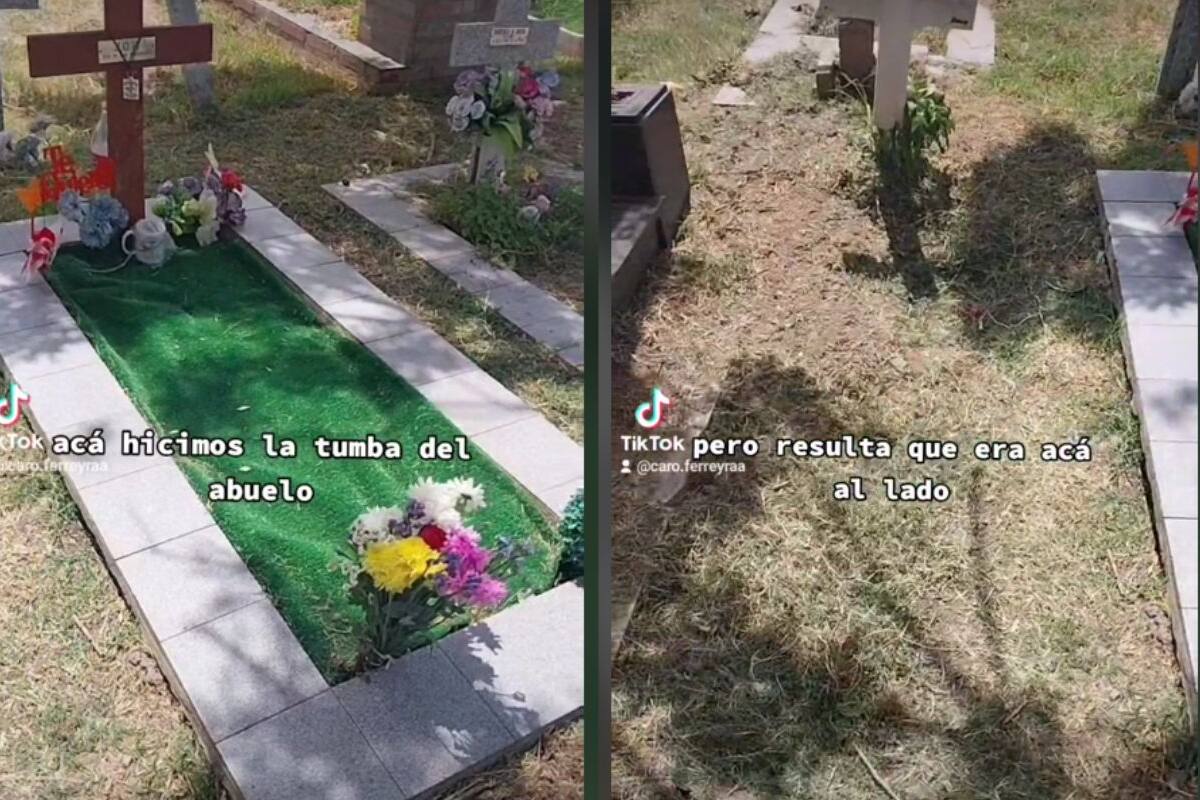 VIDEO: Familiares se confunden y construyen tumba equivocada junto a la del abuelo fallecido