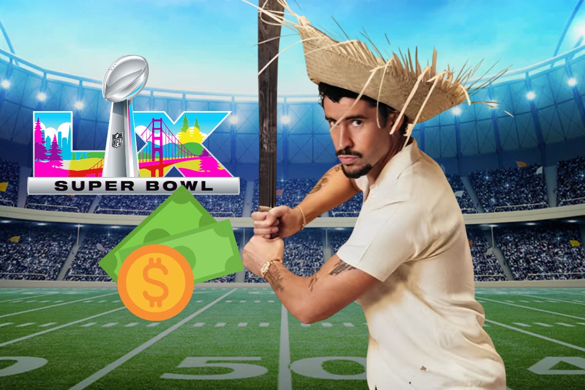 Esto ganará Bad Bunny por su show en el medio tiempo del Super Bowl LX