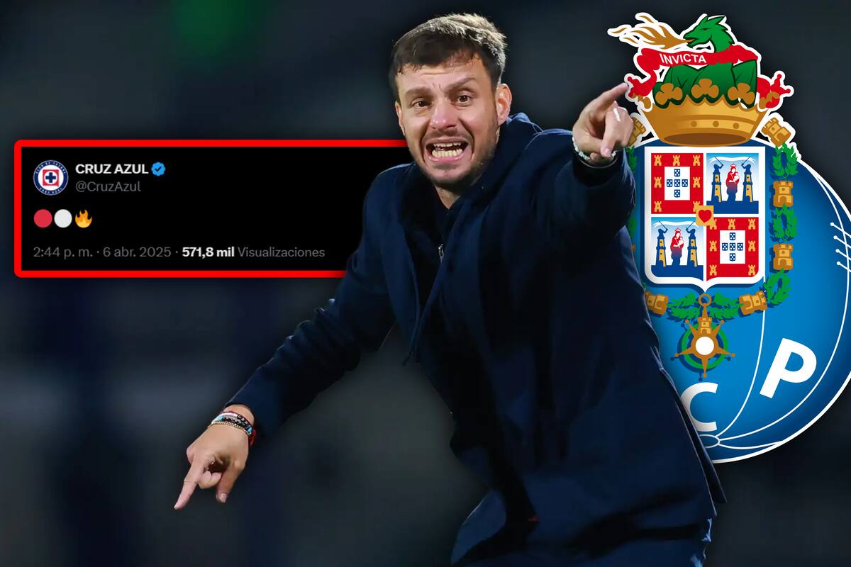 Cruz Azul se “burla” de Martín Anselmi y el Porto tras perder con el Benfica