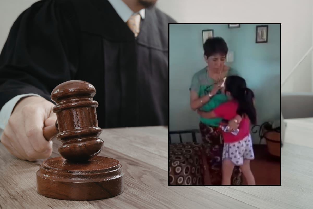 Juez le dio la custodia a la madre, pero la niña lloró desconsolada y suplicó no ir con ella: “Abuela, no quiero morir”