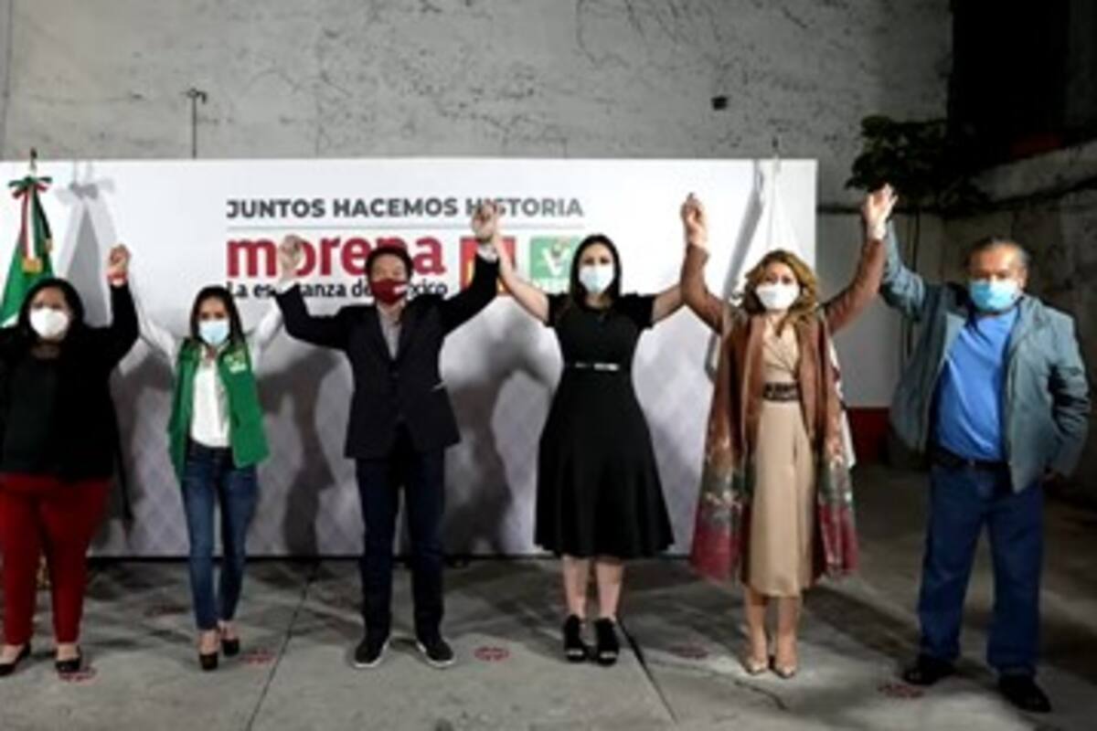 Presentan Morena, PT y PVEM alianza ‘Juntos hacemos historia’ para elecciones de 2021