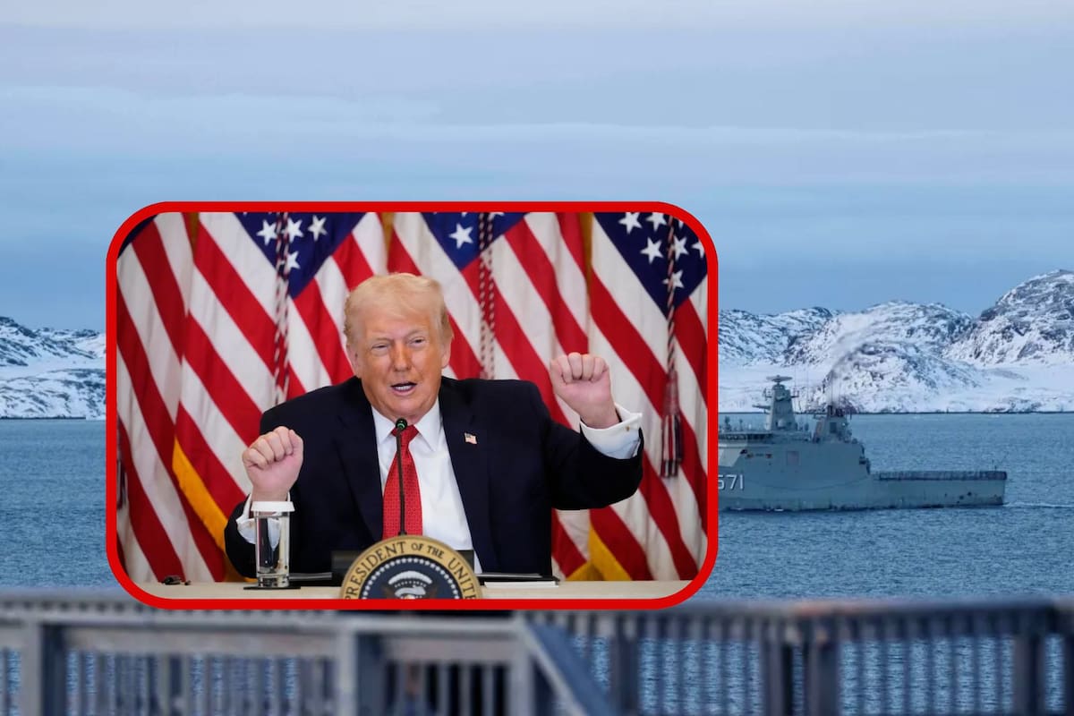 Trump amenaza con imponer aranceles a países que no apoyen que Estados Unidos tome el control de Groenlandia, mientras aumenta la tensión con Europa y la OTAN