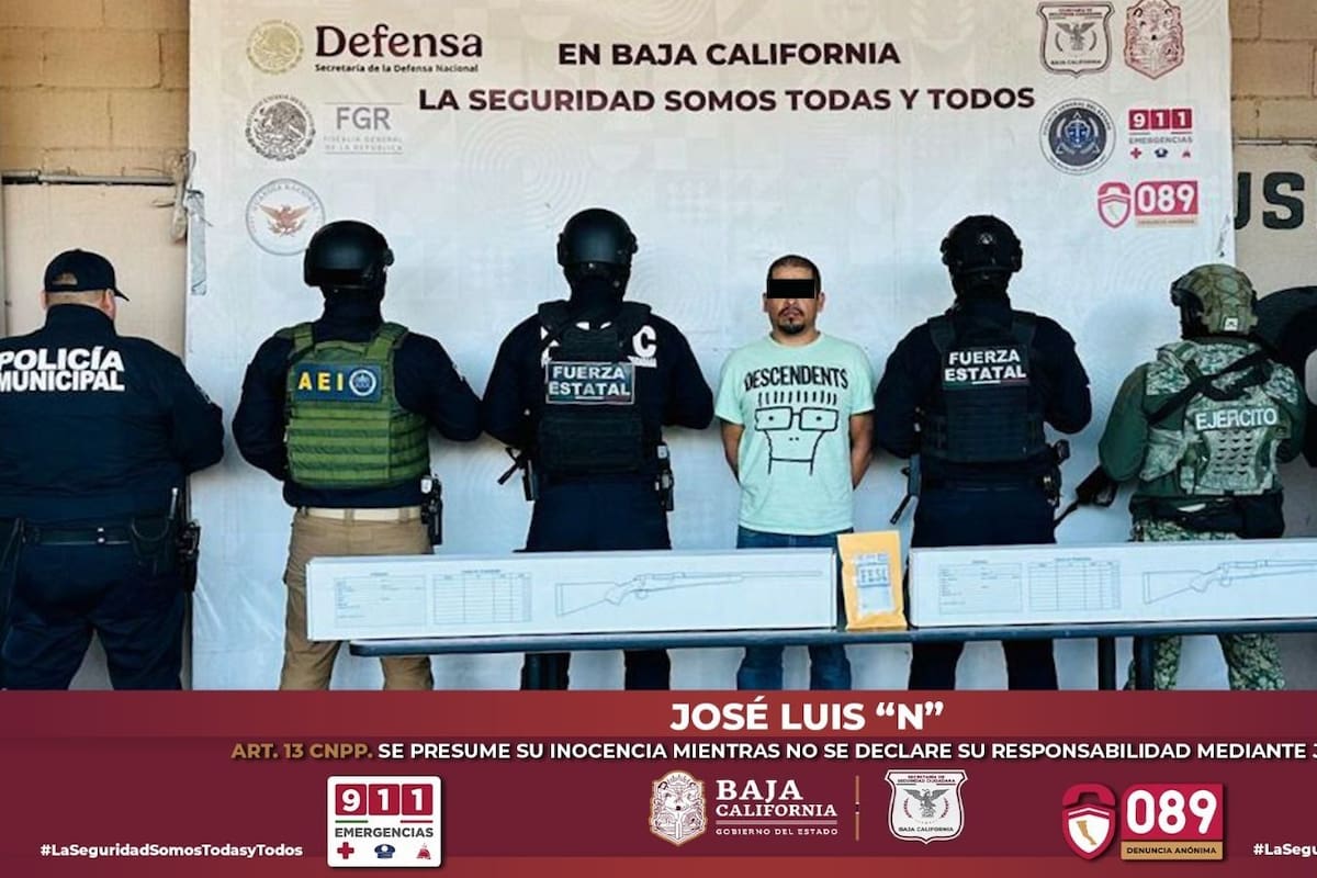 Cae “El Wisho” con armas largas y cartuchos