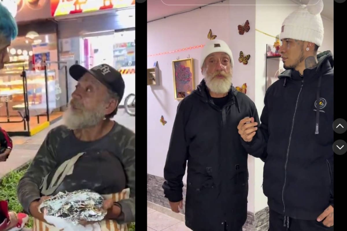 Periodista venezolano es rescatado de la indigencia en Colombia por un influencer tras haber emigrado de su país