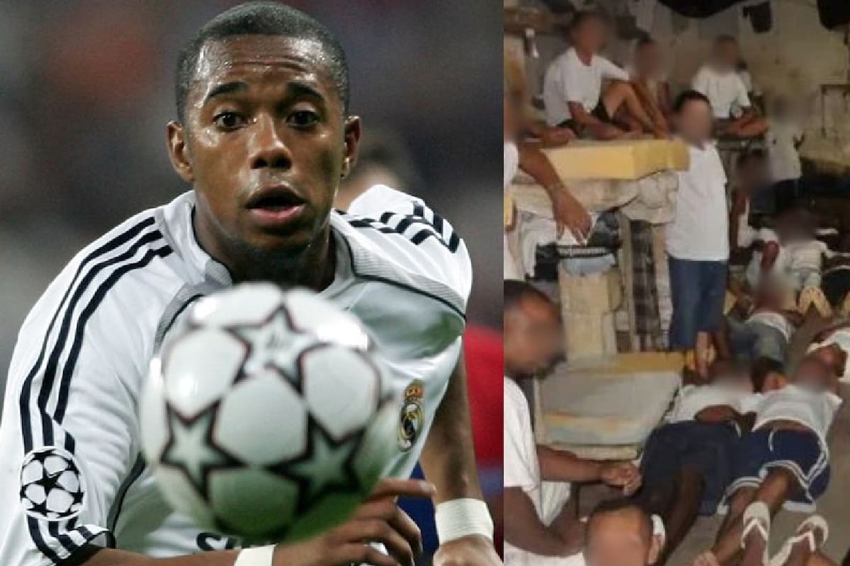Revelan cómo es la celda de máxima seguridad que Robinho comparte con asesinos y violadores