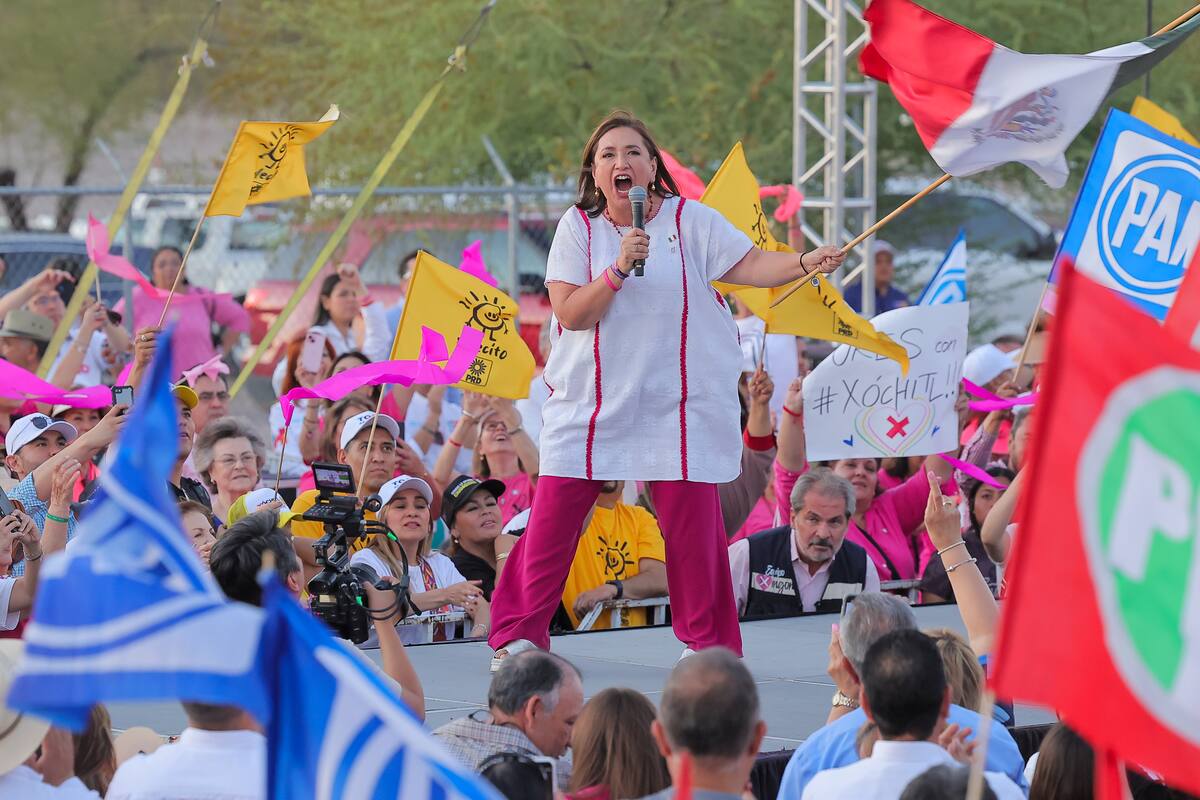 “Vamos a defender la Patria”: Xóchitl Gálvez, está en Sonora