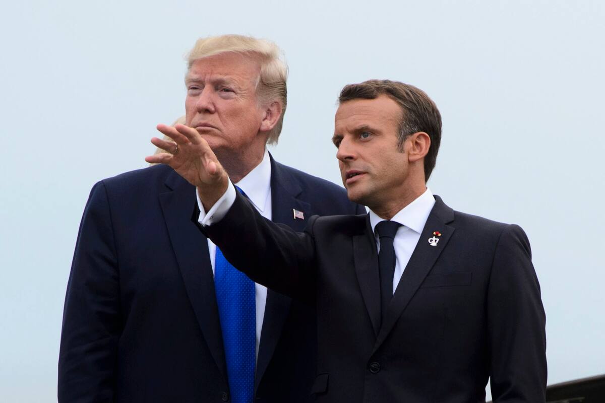 Trump y el presidente de Francia tuvieron una llamada antes de reunión con líderes europeos, para abordar situación de Ucrania