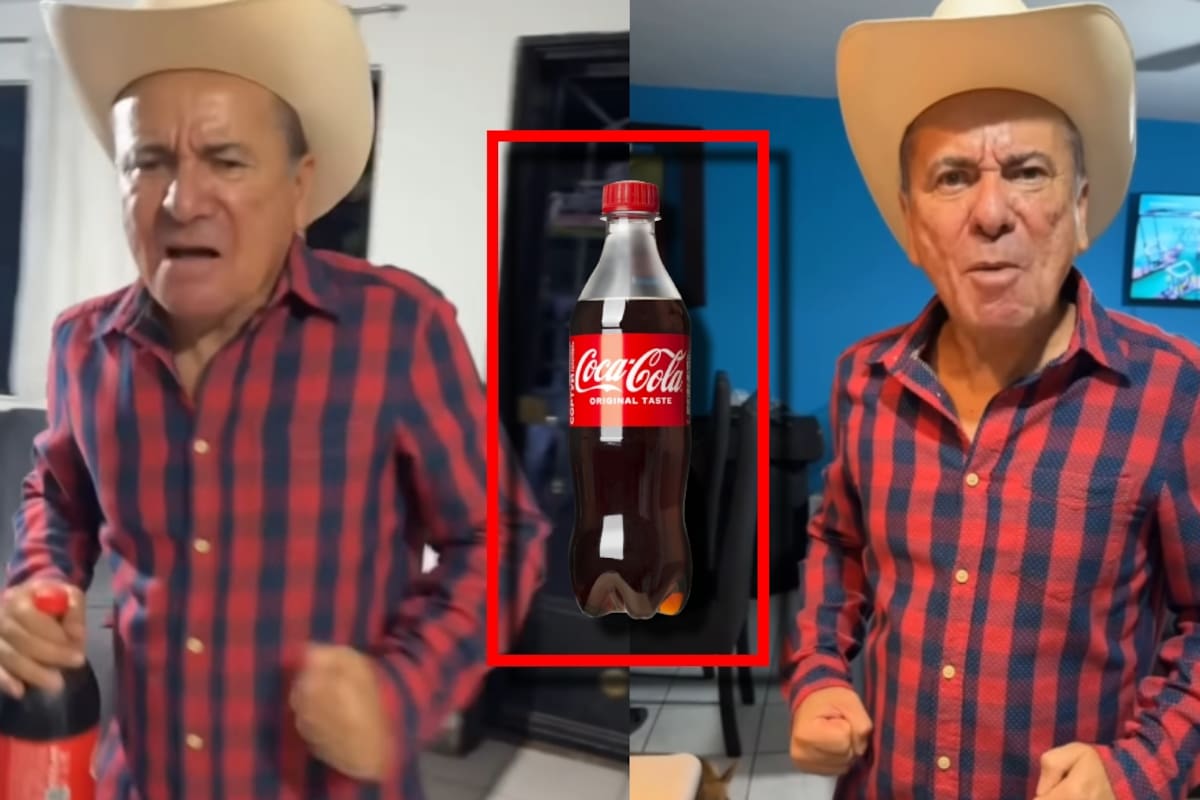 “Yo fui por la Coca, yo voy a tomar Coca”: abuelo se vuelve viral porque lo mandan por el refresco… y no lo dejan tomar
