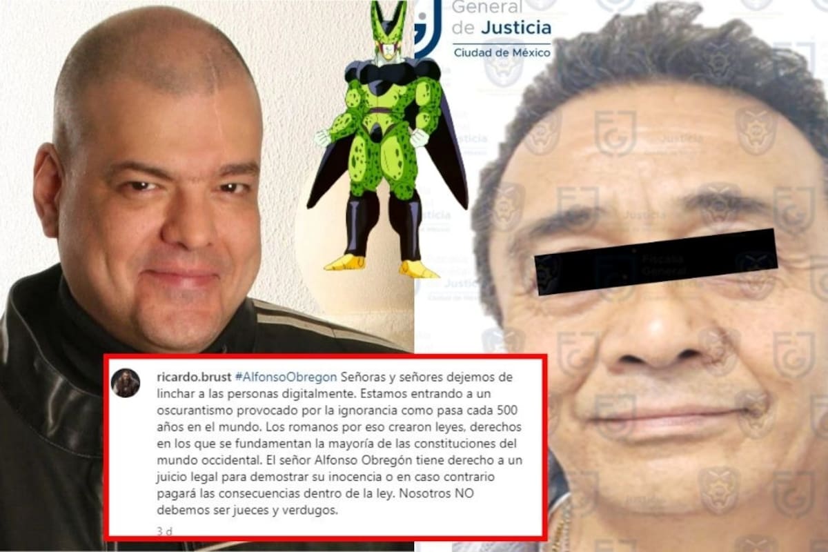 El actor Ricardo Brust muestra su apoyo a Alfonso Obregón