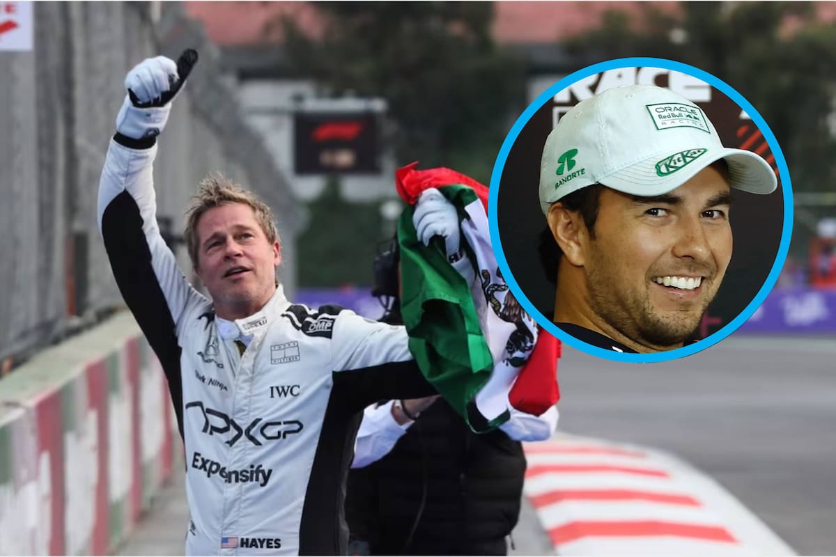 Brad Pitt ama a ‘Checo’ Pérez: el actor de “F1: La Película” elogia al piloto mexicano y pide segunda oportunidad para él
