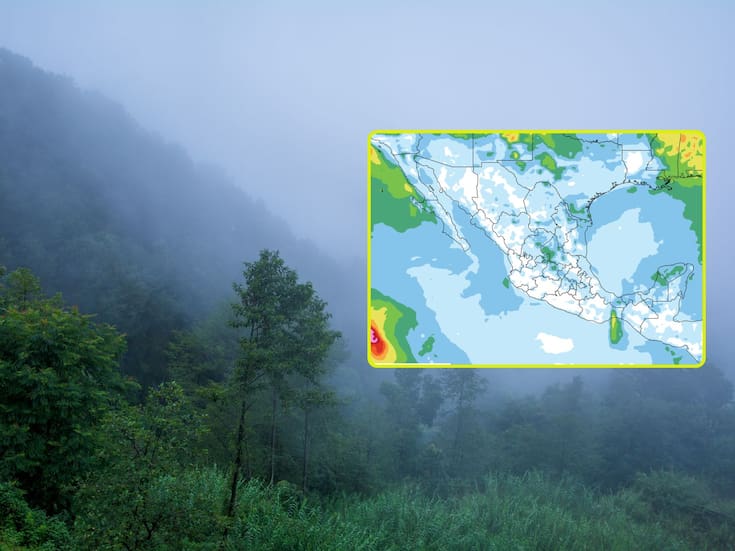 Frente frío y onda tropical traerán lluvias y clima extremo este domingo en varios estados