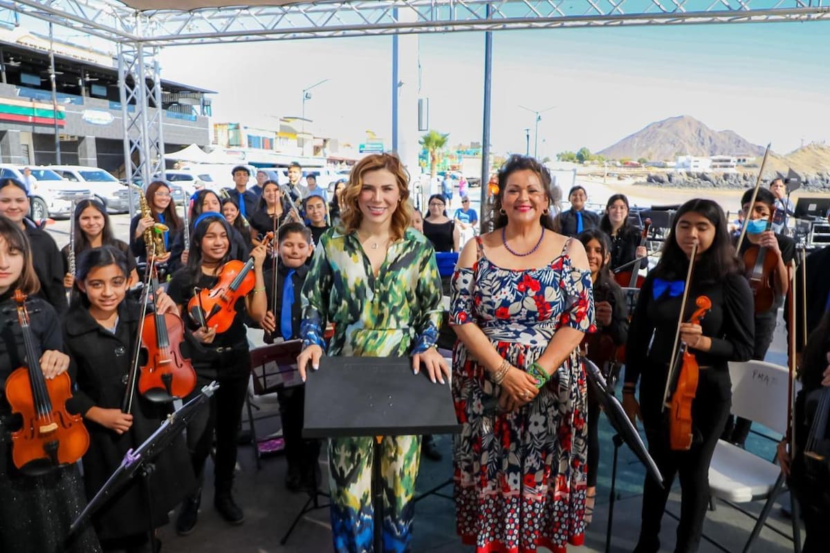 Reconoce Gobernadora esfuerzo y talento de jóvenes músicos de BC que participaron en intercambio cultural en EU