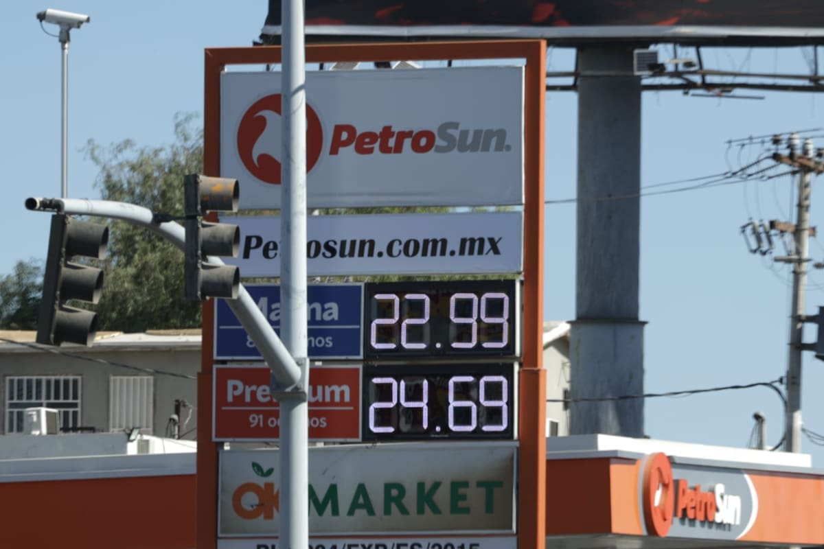 Precios de gasolina en Mexicali se mantienen estables al iniciar este jueves