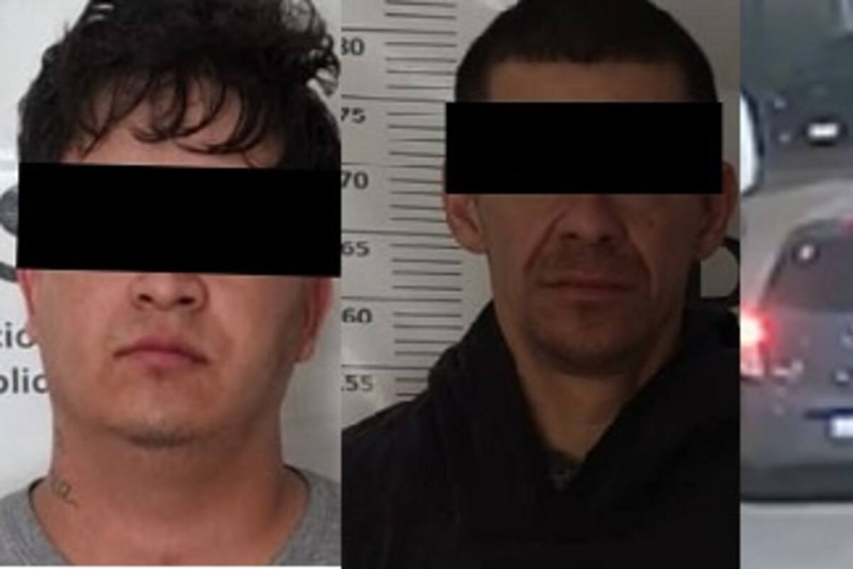 Caen dos hombres en auto robado; los vinculan con robos de baterías