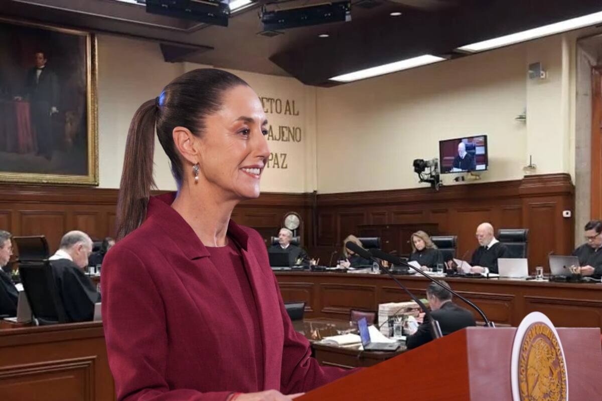 Sheinbaum cuestiona que 8 ministros busquen cambiar la Constitución: “¿Sí se dan cuenta de la magnitud?"