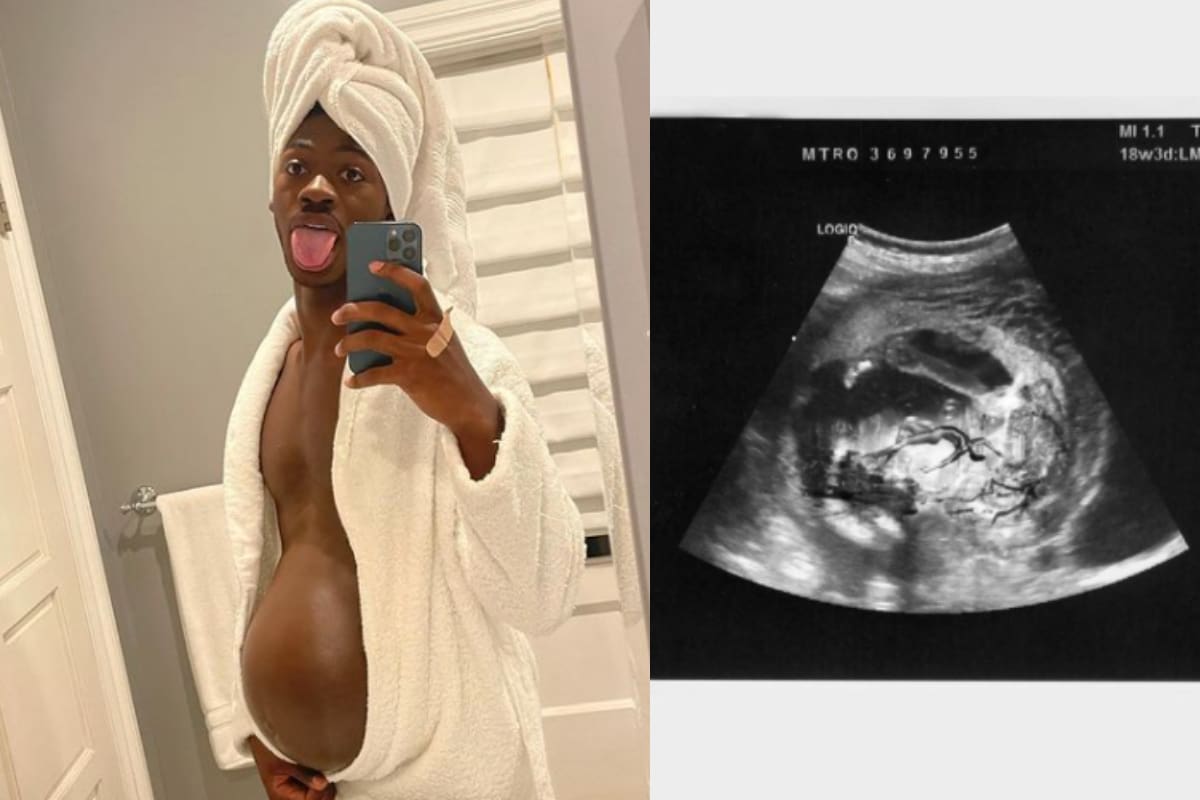 Lil Nas X promociona su nuevo álbum con sesión de fotos embarazado