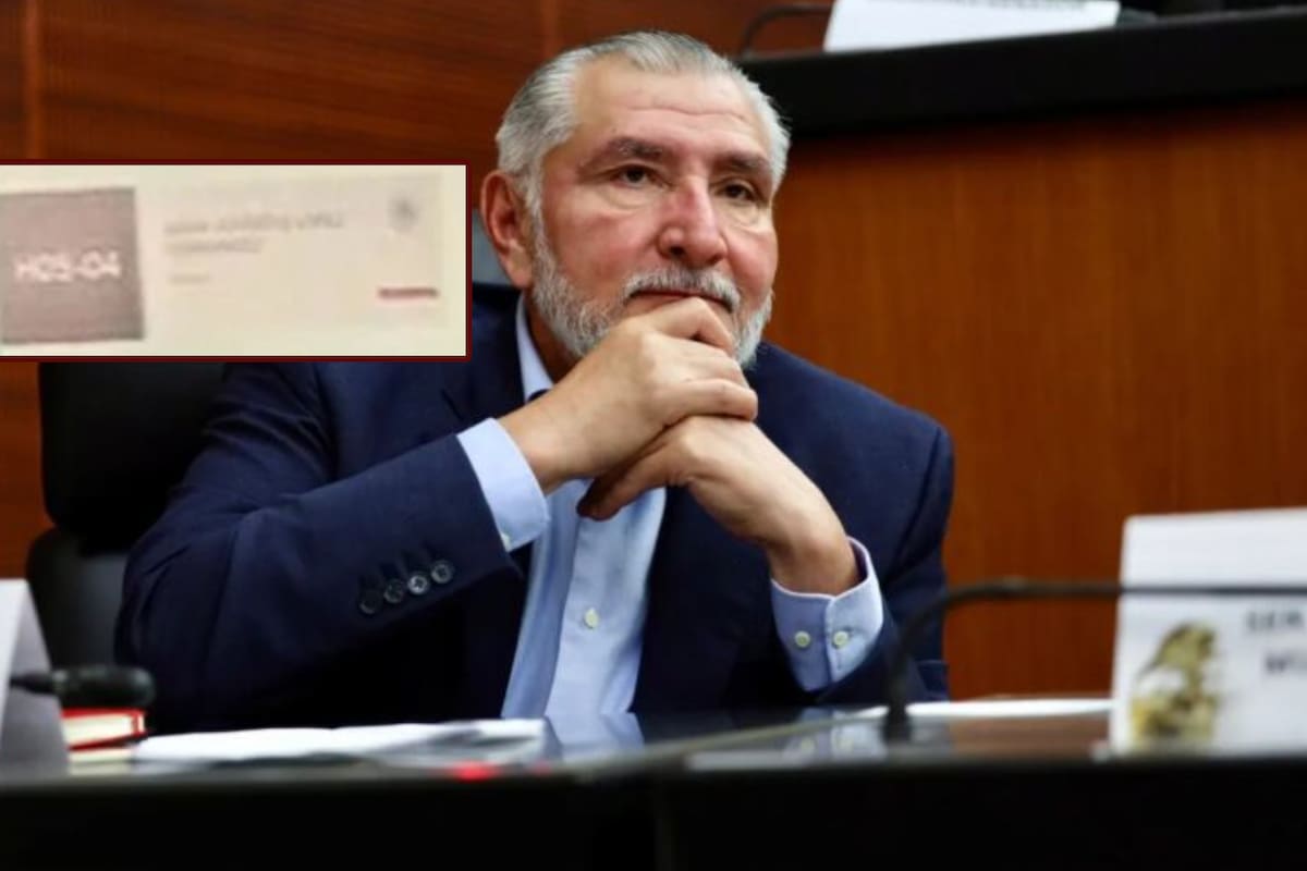 Apareció el nombre de Adán Augusto rotulado en oficina entre bloque del PRI, esto se sabe