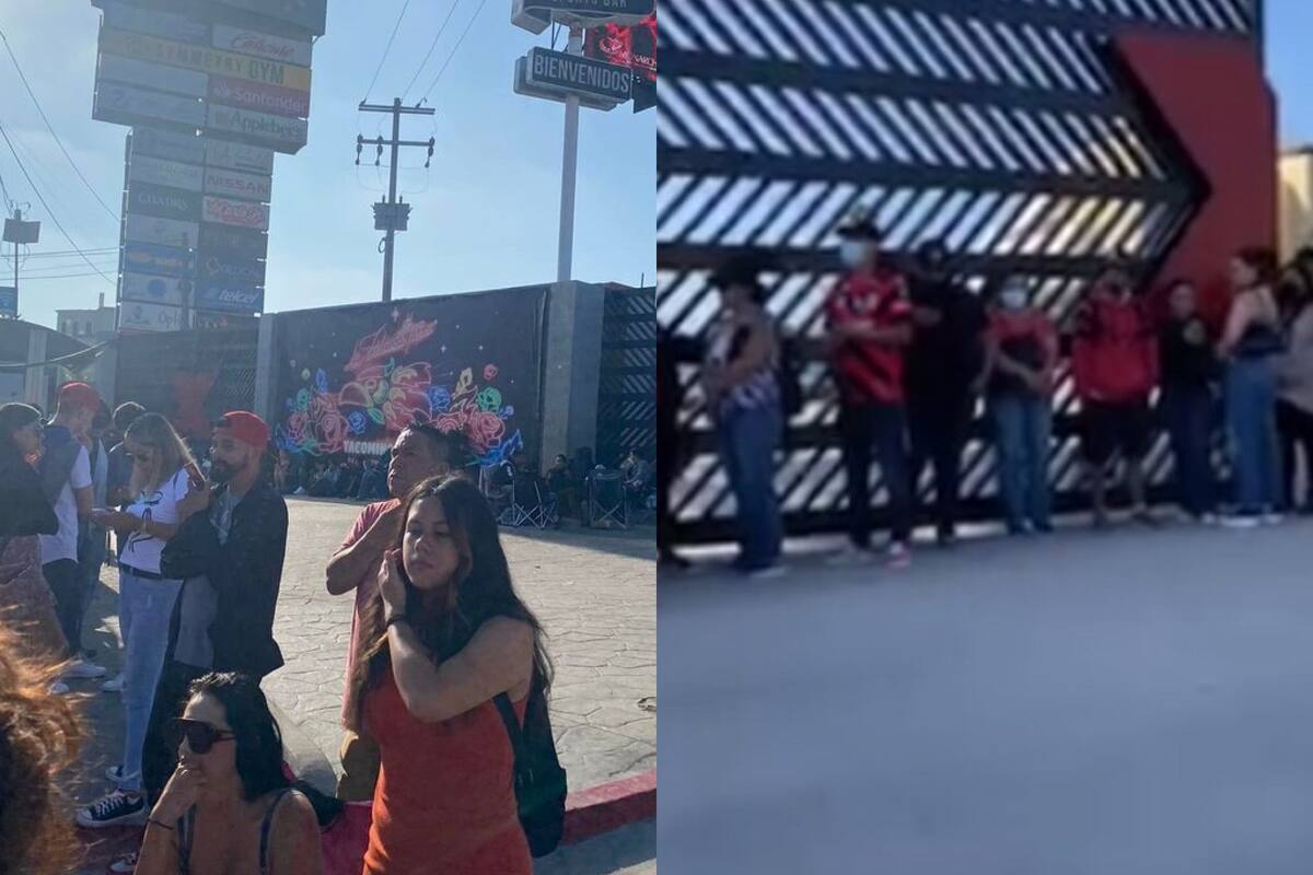 Personas acamparon para conseguir boletos de Daddy Yankee afuera del estadio en Tijuana