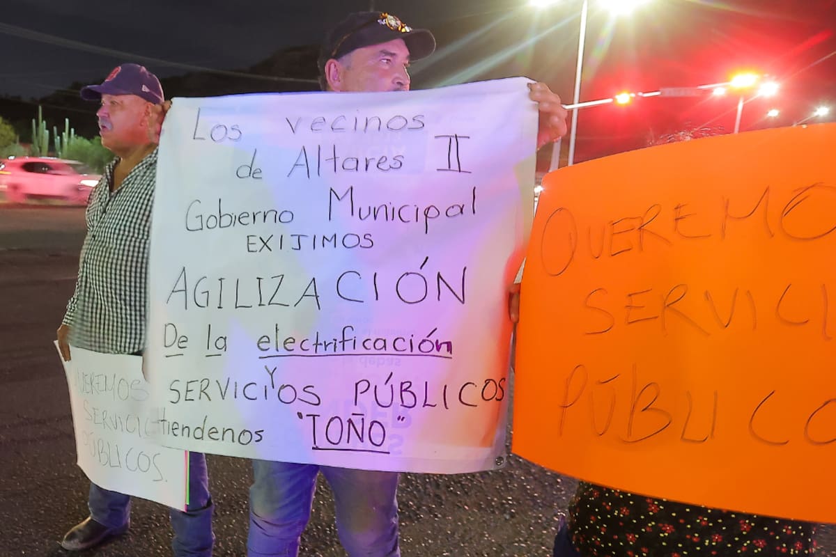 Vecinos de Altares 2 liberan vialidad tras exigir reconexión de energía eléctrica