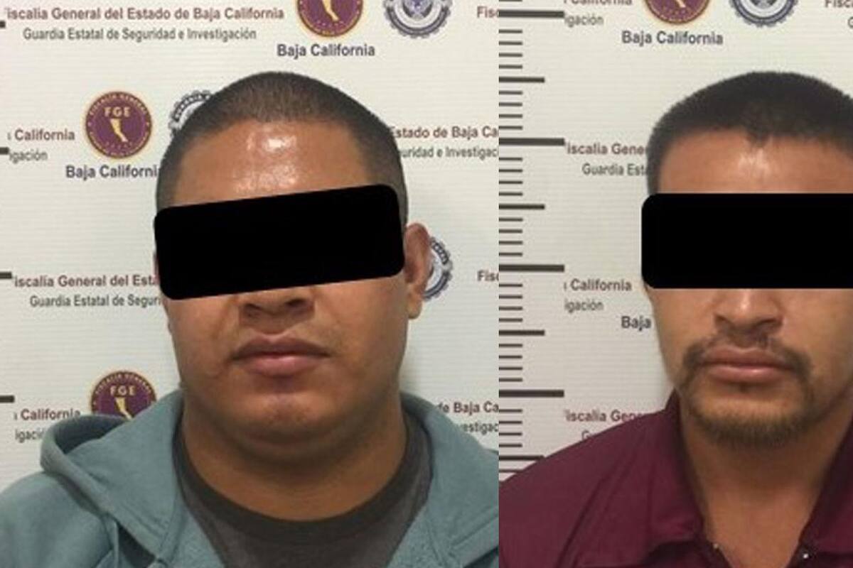FGE aprehende a dos hombres por robo en Tijuana
