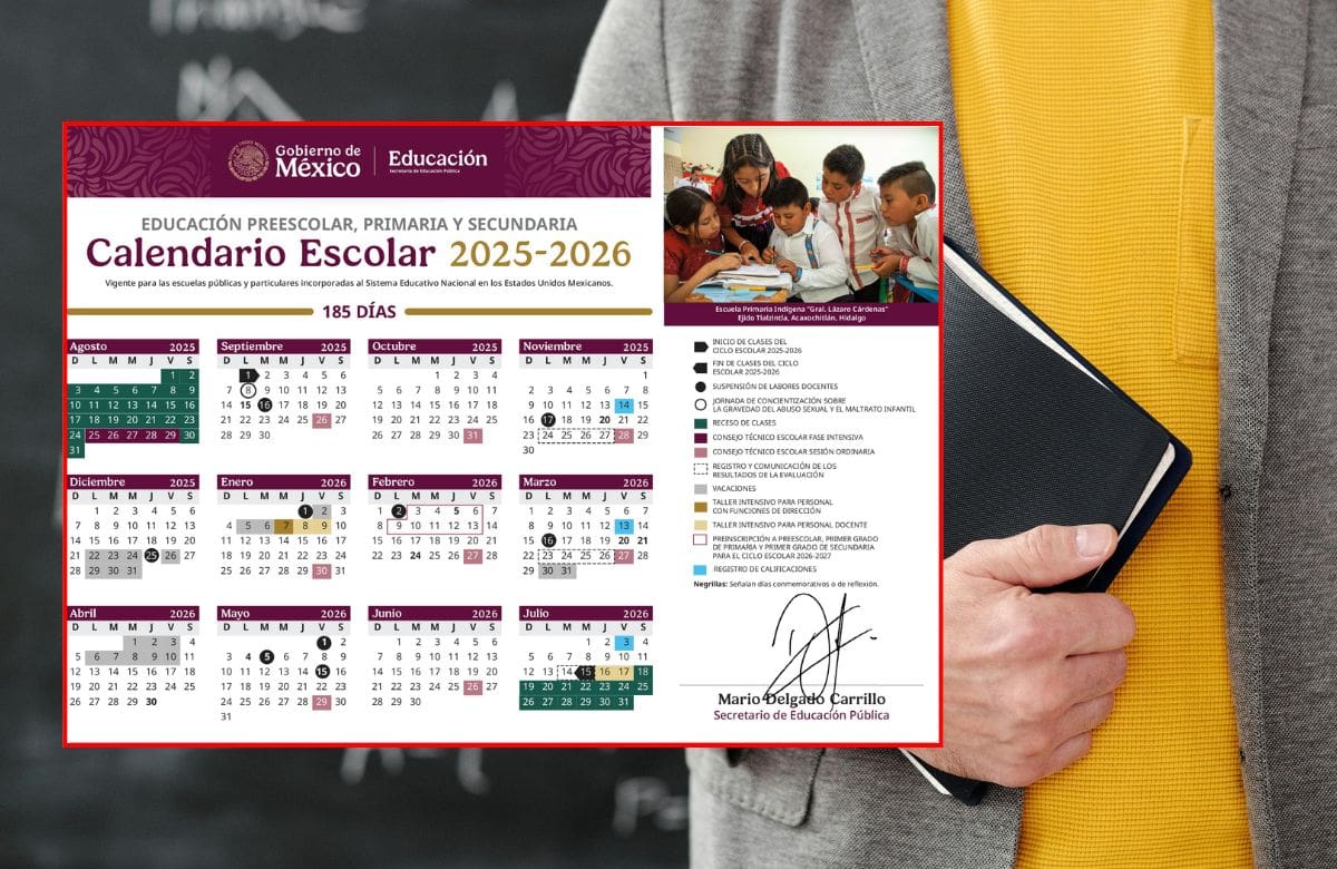 El mismo calendario oficial marca que los alumnos de educación básica volverán a las aulas el lunes 31 de agosto. | Foto: Especial GH/SEP.