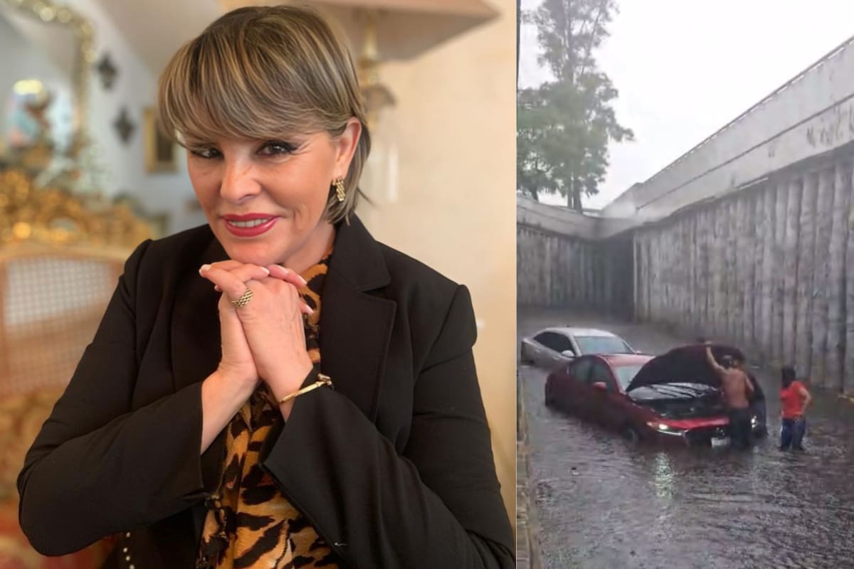 Actriz Ofelia Cano vive angustiante momento al quedar varada en inundación