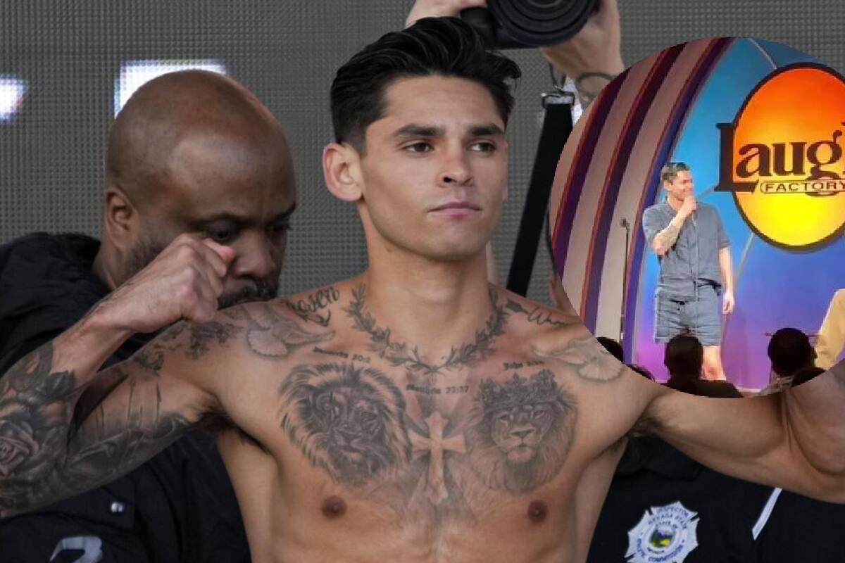 Ryan García prueba un nuevo escenario y debuta en stand-up tras suspensión en el boxeo
